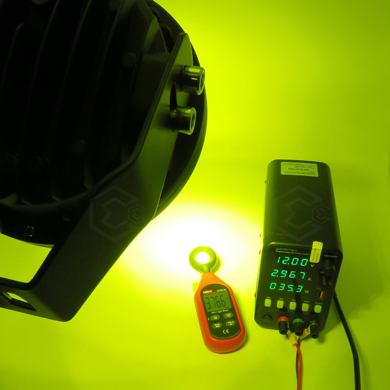 Faros Universales Redondo 5.5'' 10 Led Hiper Lupa 12-24v