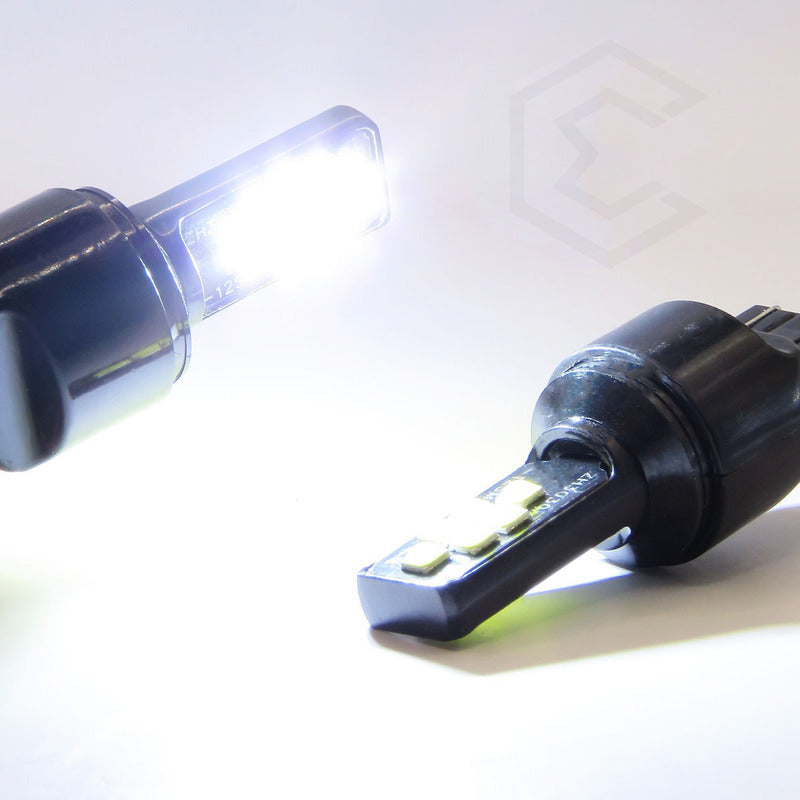 2 Focos 12 Led Canbus Cuarto Stop 12-24v 1156 57 3157  7507