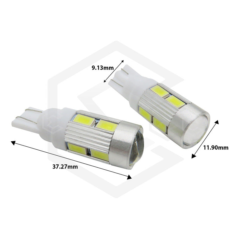 Kit 5 Par De Focos De Pellizco 10 Led Smd Super Potente Lupa