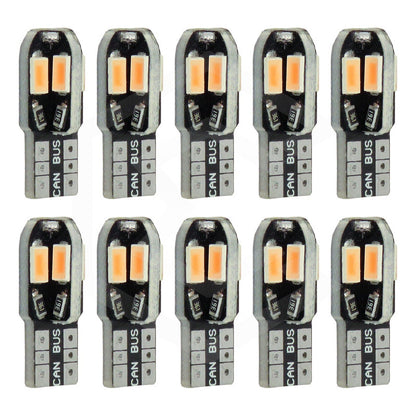 Kit 5 Par Focos De Pellizco 8 Led Canbus Alta Intensidad 12v