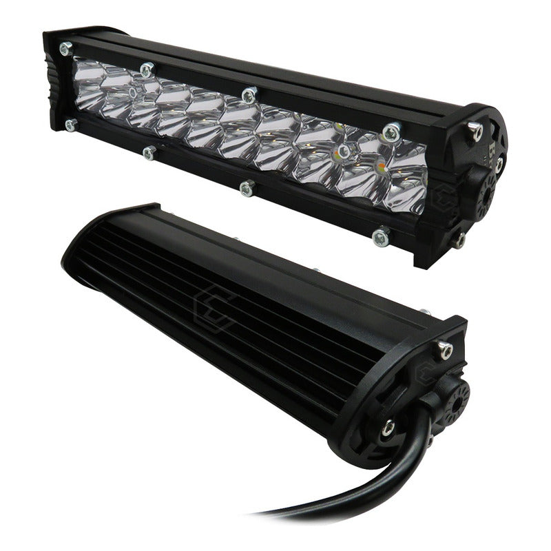 Barra Slim 40 Hiperleds 7'' Blanco-ambar 5 Funciones 12-24v