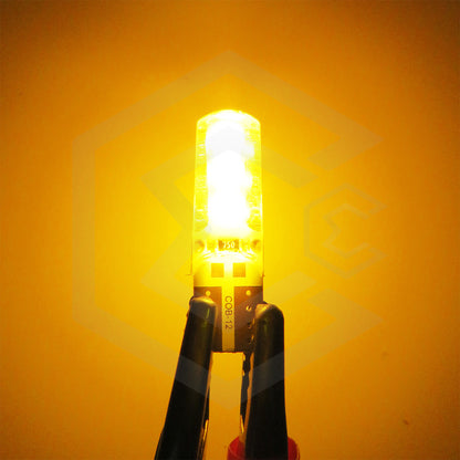 Kit 5 Pares Focos Led Cob Grande Pellizco T10 Silicon Auto