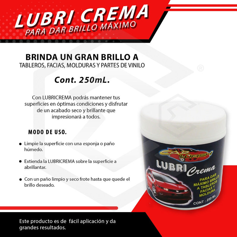 2 Abrillantador Automotriz De Tableros Facias Molduras 250ml Beige