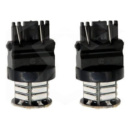 Par De Focos 3157 21 Leds Cuartos Stop Direccional Fijo 12v
