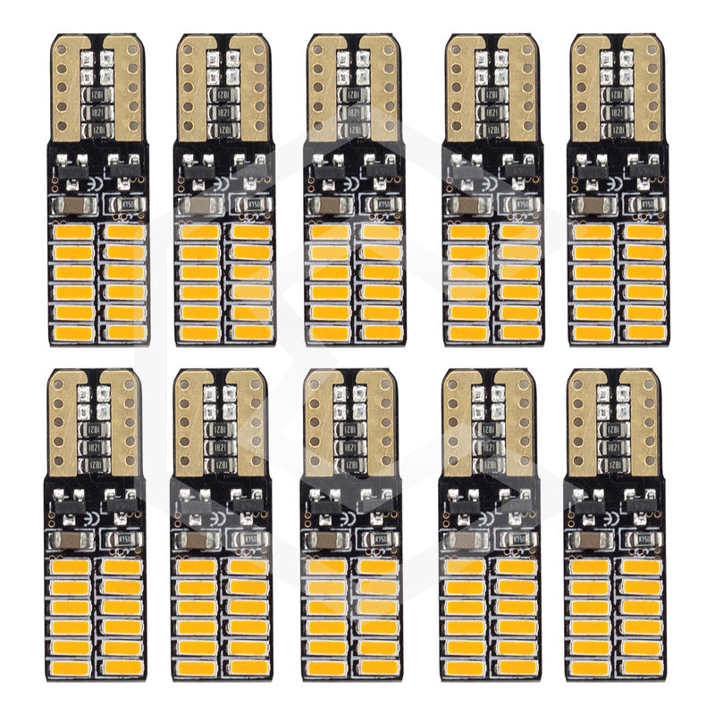 Kit 5 Par Focos De Pellizco 24 Led Canbus Alta Intensidad