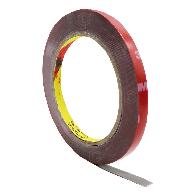 Rollo De Cinta Doble Cara Tipo 3m Pega Molduras 8mm X 5m Rojo Lisa