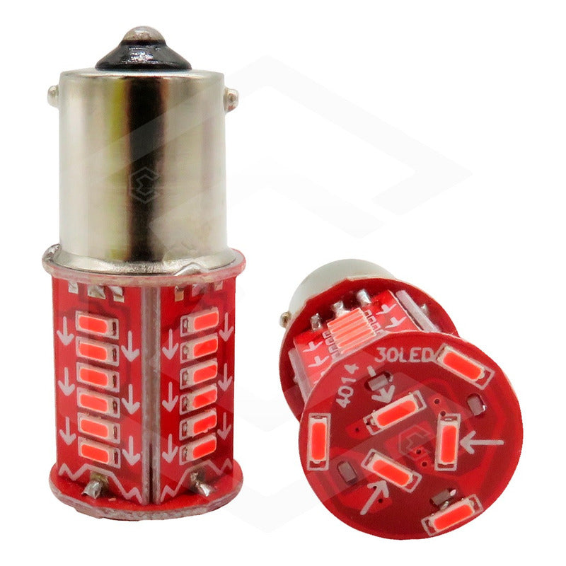 10paresfocos 1156 1157 30 Led Rotativo Estrobo Calaveras 12v