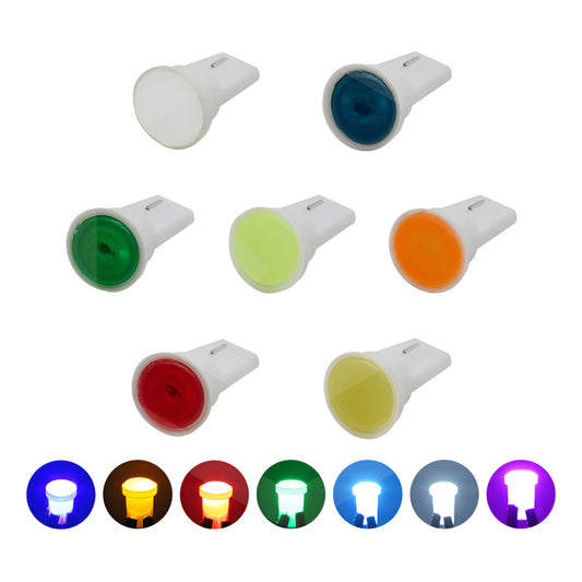 Kit De 10 Focos De Pellizco T10 1  Led Cob Alta Potencia 12v