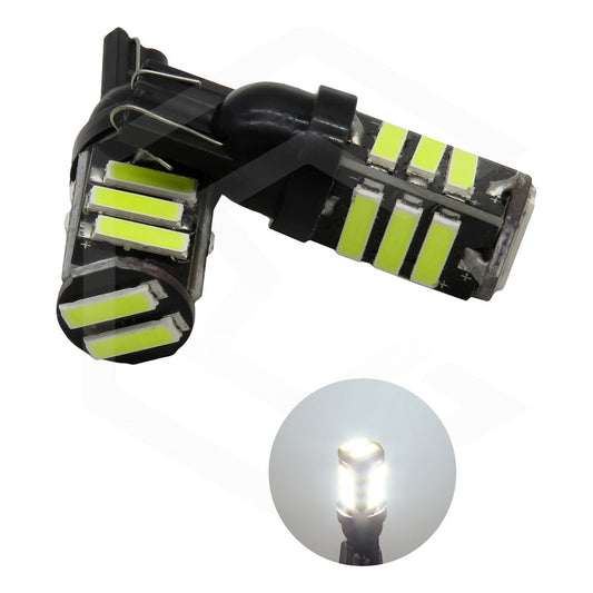 Par De Focos De Pellizco T10 11 Leds Super Potente Blanco12v