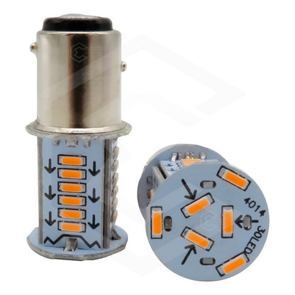 2 Focos Calavera 1157 1156 3157 7440 7443 30 Led Estrobo 12v