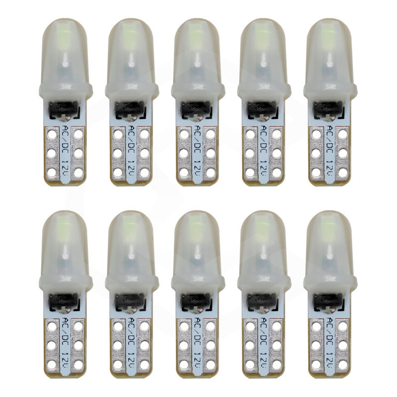 Kit 10 Focos Led Tablero Cluster T5 2721 12v 7 Colores