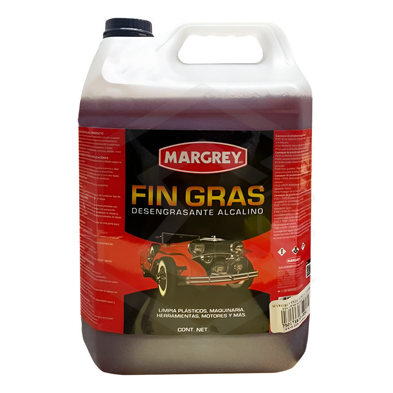 Fingras 5lt Limpiador Rines Motor Grasa Tapiceria Margrey