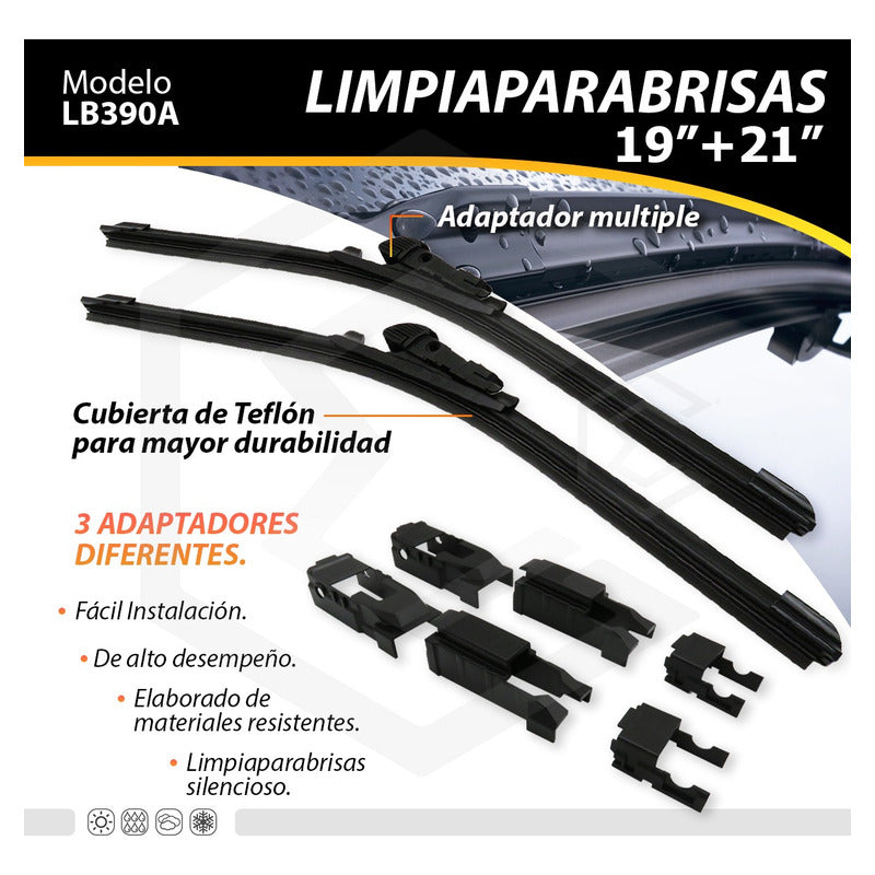 Pluma Limpiaparabrisa Tipo Banana Auto Camión Varias Medidas