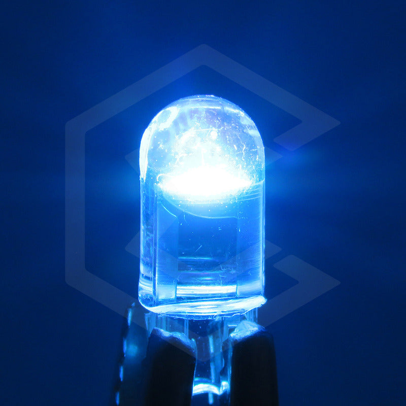 10 Focos Pellizco T10 1 Hiper Leds Cristal Alta Potencia 12v