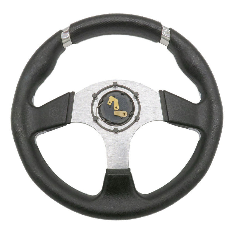 Volante Deportivo Universal De Metal Con Agarre En Cromo