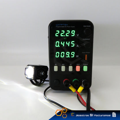 Par De Faros 12 Leds Moto Ojo Demonio Bicolor Fijo Y Estrobo Transparente