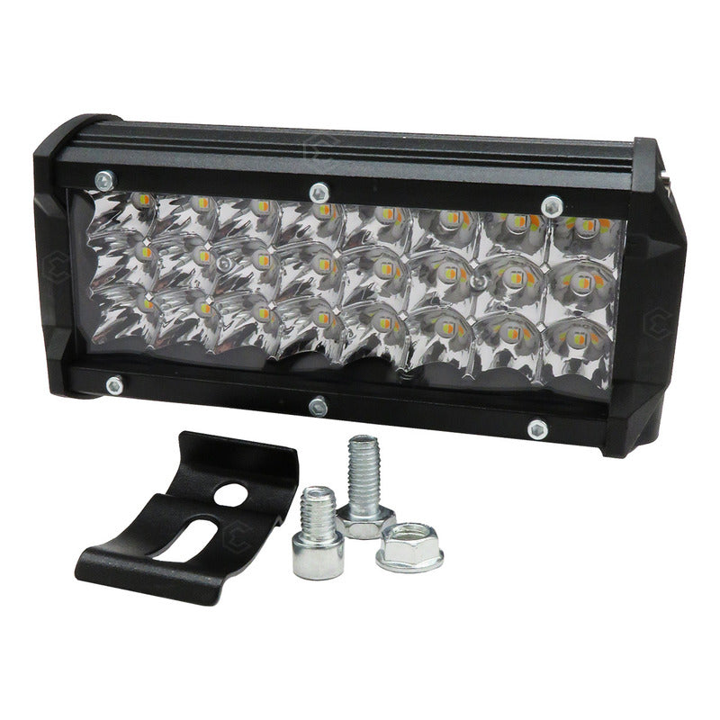 Faro Barra 48 Hiper Led Aux Bicolor Fijo Estrobo 6'' 12-24v