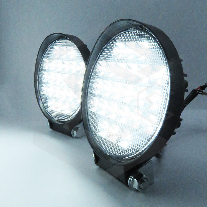 Par De Faros 24 Leds 9-30v 72w Blanco/ambar 5 Funciones T