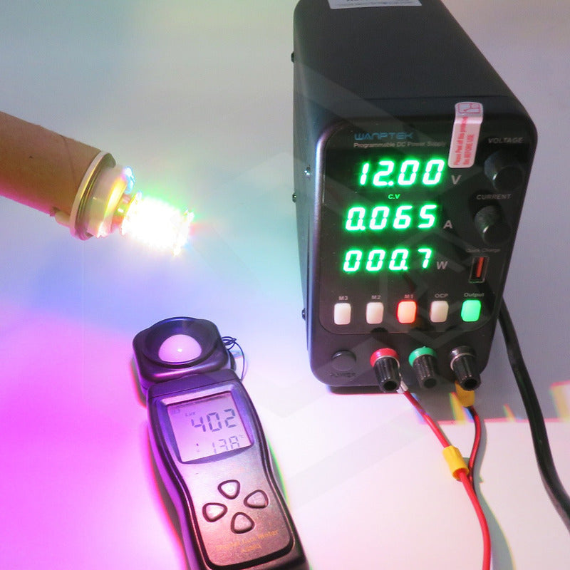 Par Focos 1157 64 Leds 4 Colores Rotativo Y Estrobo Cuartos