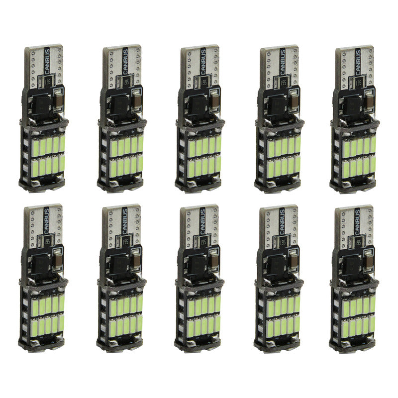 Kit 10 Focos De Pellizco 26 Led Canbus Smd Super Potente 12v