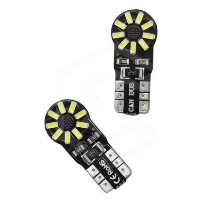 Kit 5 Par Focos De Pellizco 8 Led Canbus Alta Intensidad 12v W5w