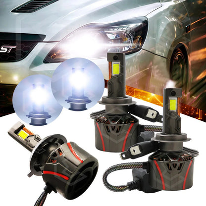 2 Focos 30 Leds H7 Ventilador Alta O Baja 36000lm 95w 9-36v H7