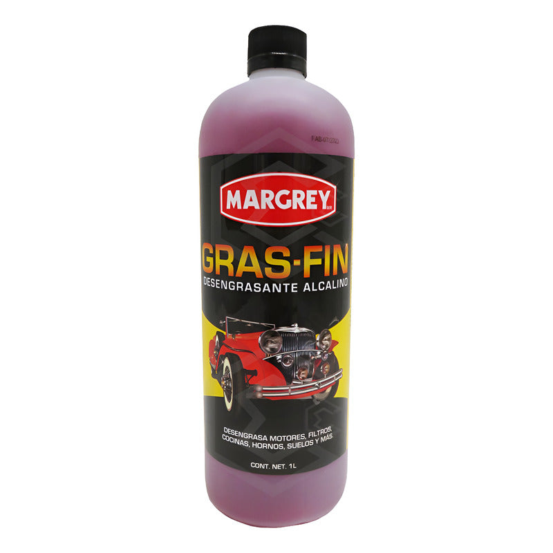 Gras Fin 1lt Limpiador Auto Motor Casa Cocina Margrey Liquido