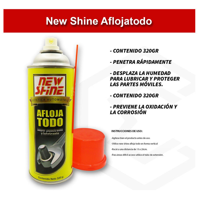 2 Aflojatodo Penetrante Y Lubricante Previene Oxidacion Transparente