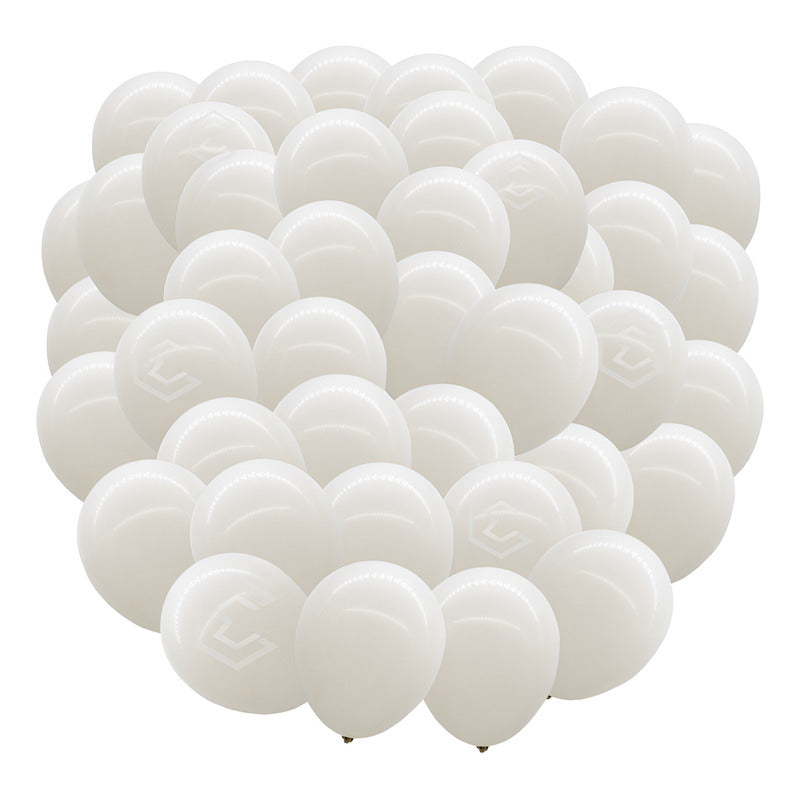 Bolsa 100 Globos Crema Beige Brilloso #10 Fiesta Bodas Latex Crema