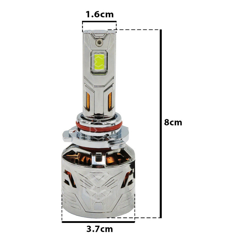 Kit 2 Focos 9005 48 Led Csp Nitrogeno Zinc Alta Baja 22000lm 9005