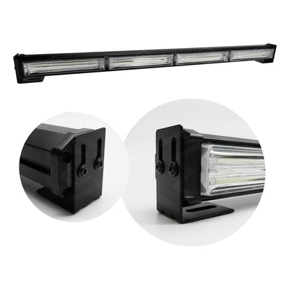 Barra Torreta Led Cob 4 Módulos Estrobo Código 16 Funciones