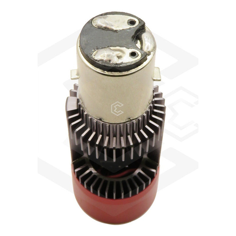 Foco Moto H4 Con Ojo Angel 12 Leds Csp Ba20d Con Ventilador