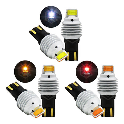 Par De Focos De Pellizco T10 12 Leds Csp Canbus 8.5w 10-60v