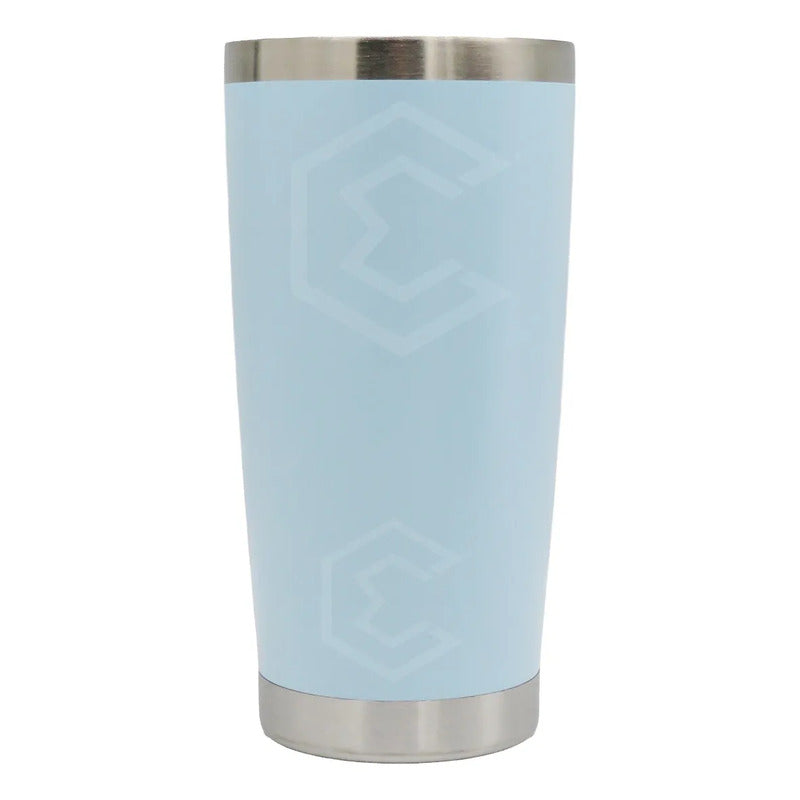 Termo Vaso Personalizado Nombre O Logo Láser 20oz Acero Inox Azul Cielo