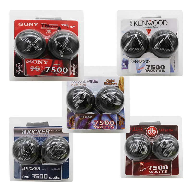 Par De Tweeters Grande Varias Marcas Bocina Negro 7500 Watts