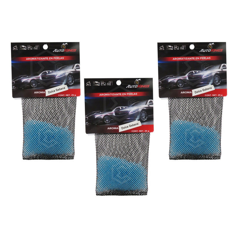 3 Aromatizante Para Auto Desodorante Perla Casa Oficina 25gr