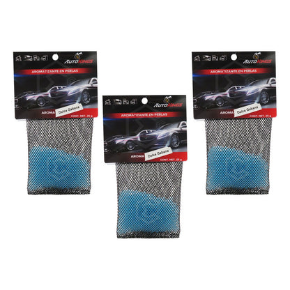 3 Aromatizante Para Auto Desodorante Perla Casa Oficina 25gr