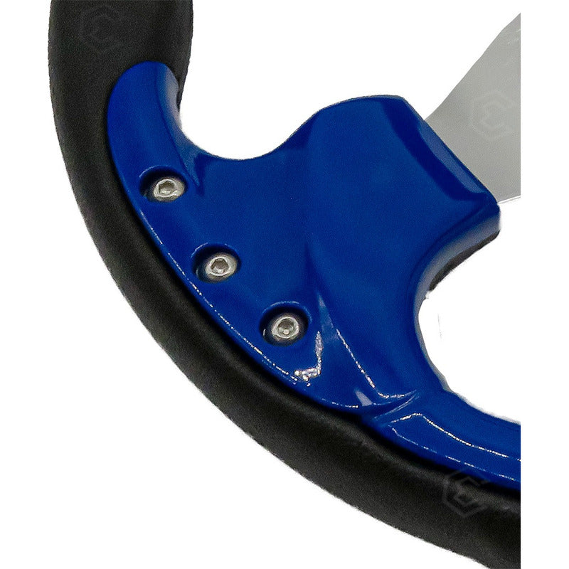 Volante Deportivo Universal De Metal Con 8 Pernos 320mm
