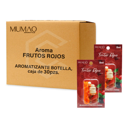30 Aromatizante Colgante Botella 8ml Auto Casa Ambient Mumao
