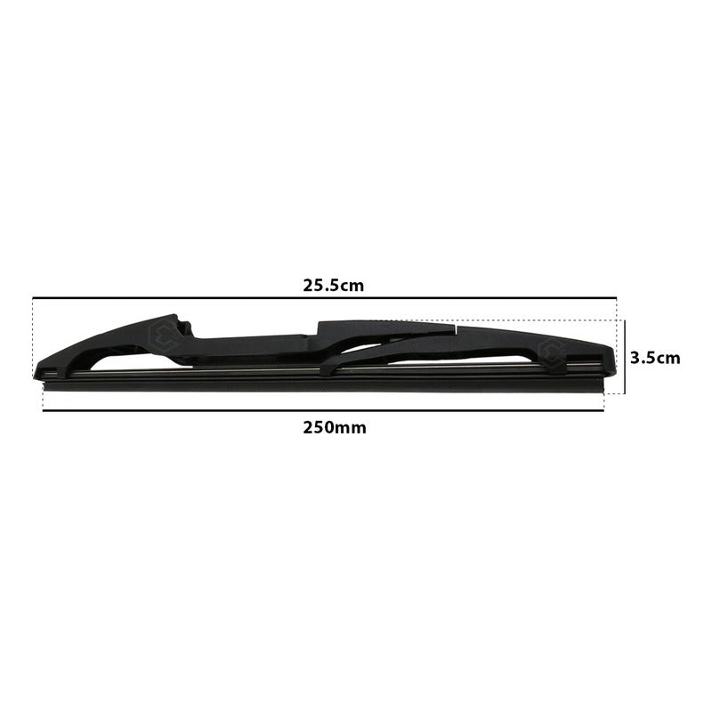 Pluma Limpiaparabrisas Trasera 10  12'' 14  12 Adaptadores