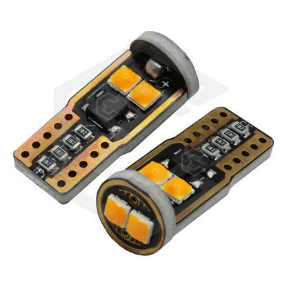Par De Focos Pellizco 6 Led Burbuja Canbus Super Potente 12v