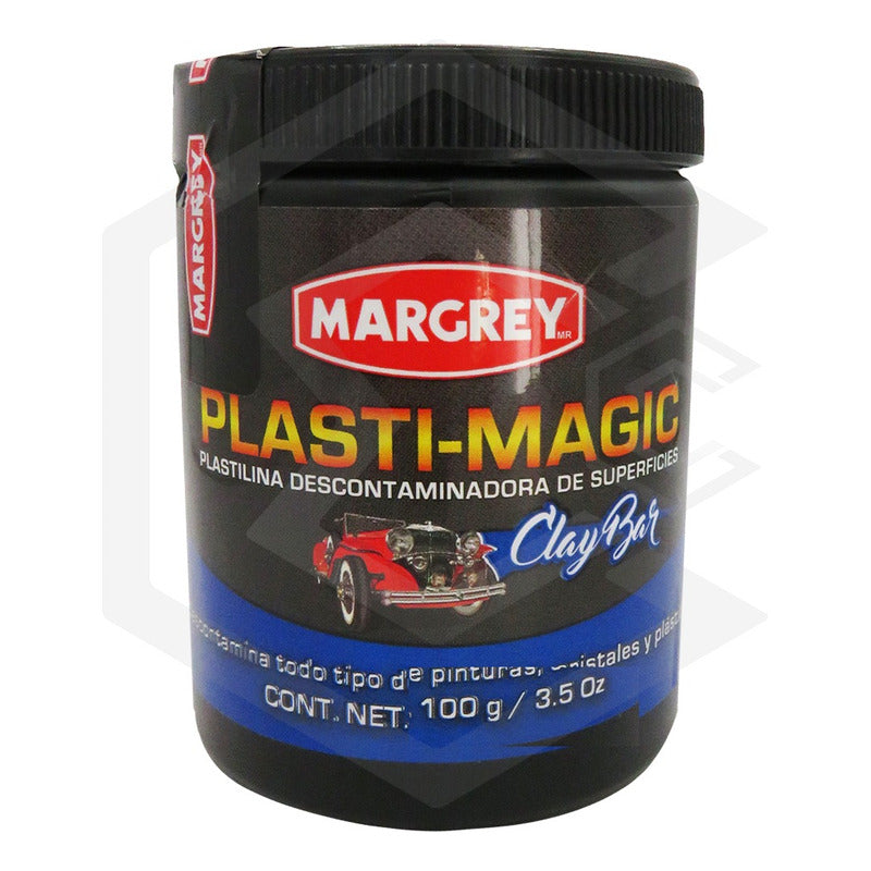 3 Plastilina Arcilla Descontamina Plasti Magic 100gr Margrey Violeta