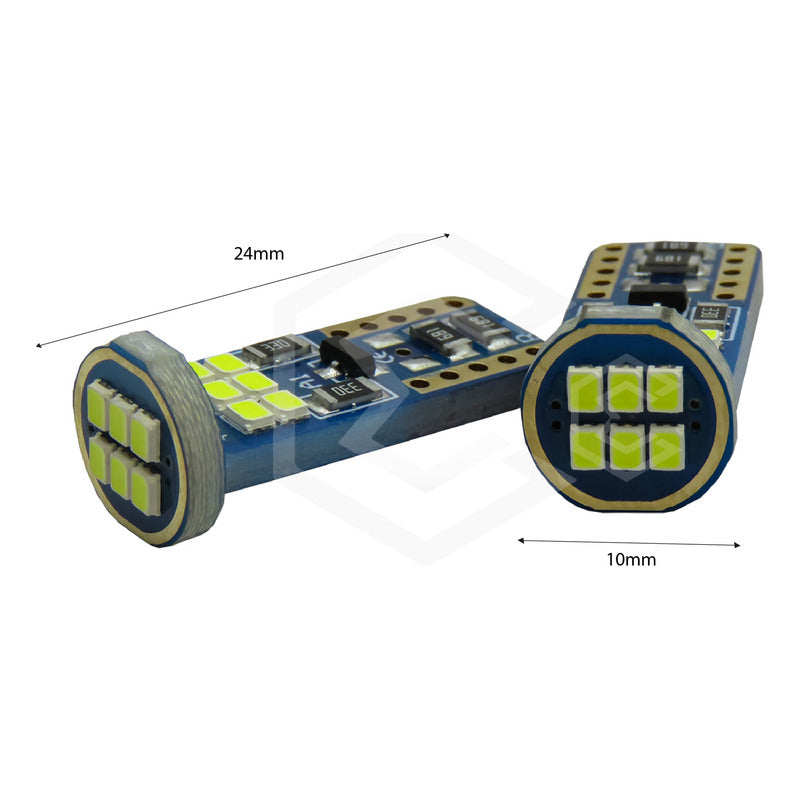 Par Focos De Pellizco 18 Led Canbus Alta Intensidad 12v