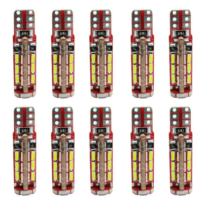 Kit 10 Focos De Pellizco T10 Canbus 27 Leds Super Potentes