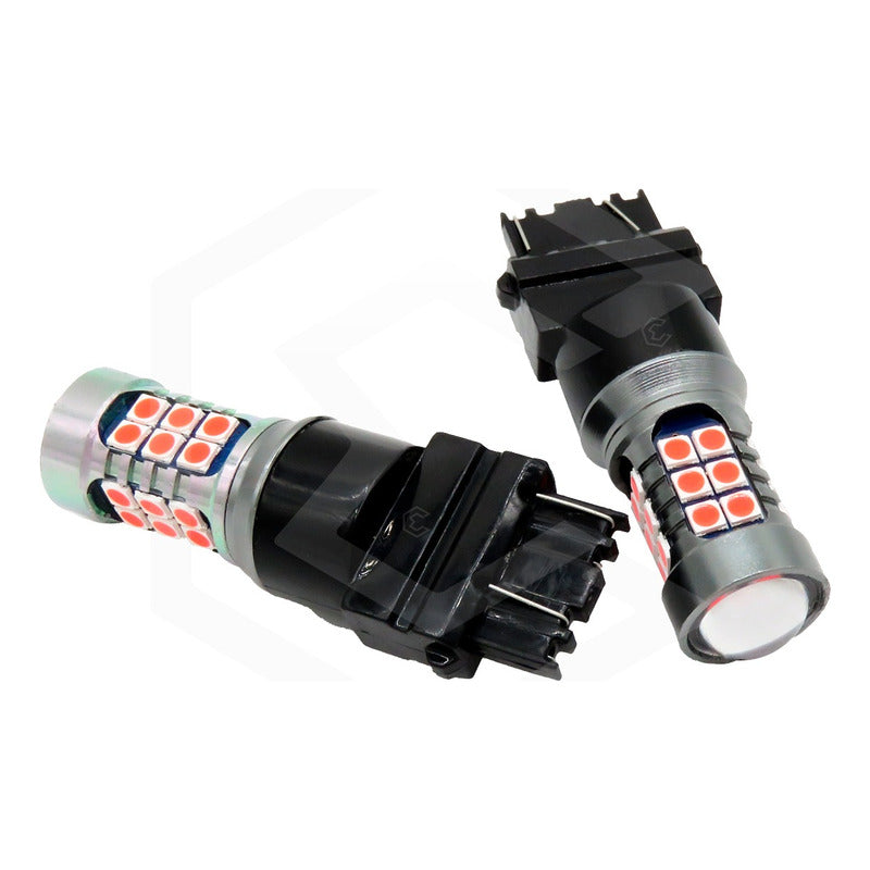 2 Focos 27 Led 1156 1157 3157 7440 7443 No Error Stop Cuarto