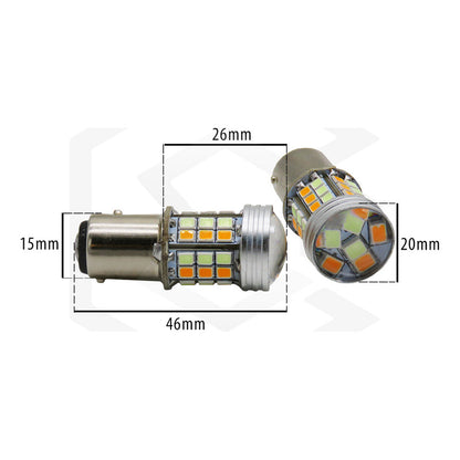 Dos Focos Led 1034 7443 1157 3157 T20 Canbus Dual Color 12v
