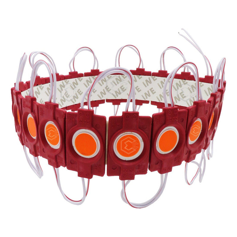 20 Módulos De 9 Led Cob Plasma Redondos Alta Intensidad 12v