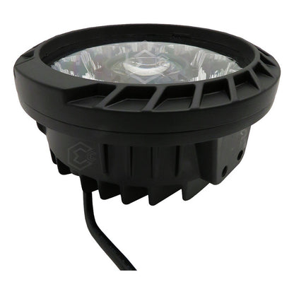 Faros Universales Redondo 10 Leds Hiper Lupa Fijo 7'' 12-24v