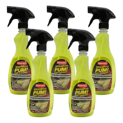 5 Limpiador Telas Y Tapicerias - Pum Shampoo 600 Ml Margrey