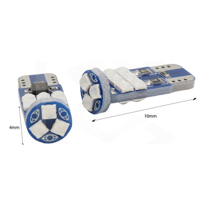 Par Foco Pellizco T10 15leds Burbuja Canbus Doble Polaridad